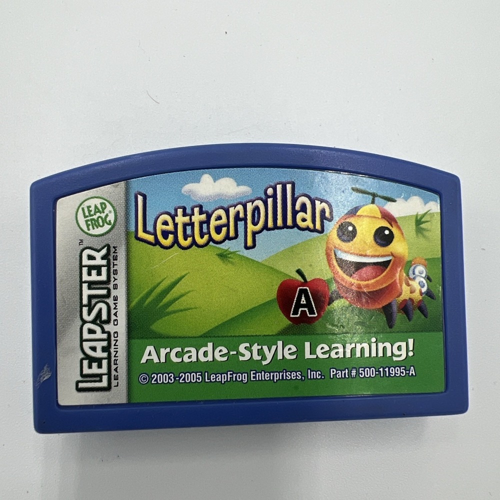 Leapster Leap Frog Letterpillar Arcade Style Learning Loose Game Only